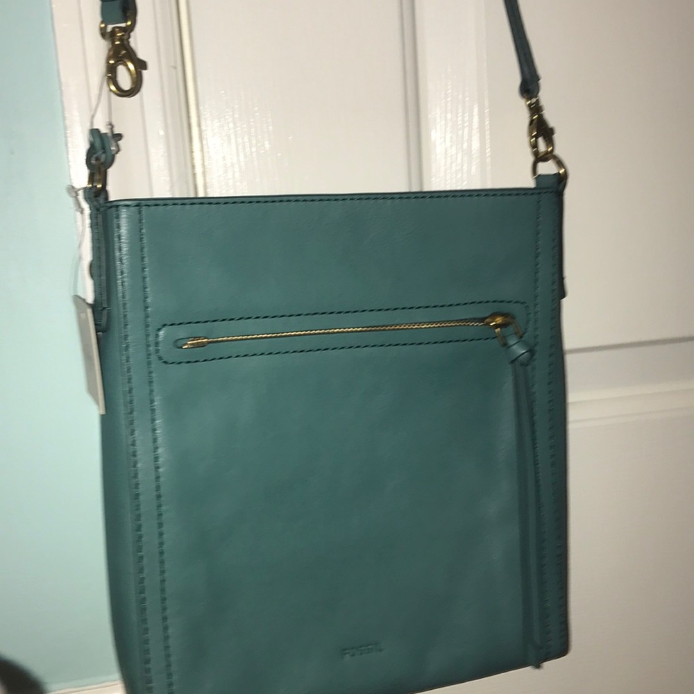 Fossil Teal Purse With Tags